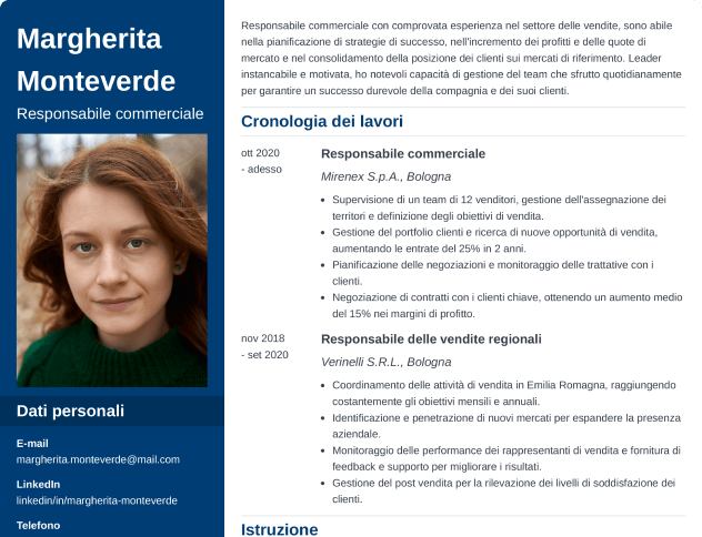 Oltre 150 esempi di curriculum vitae per ogni professione