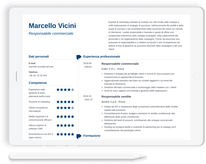 Modelli di curriculum vitae: il tuo modello CV gratis 2023