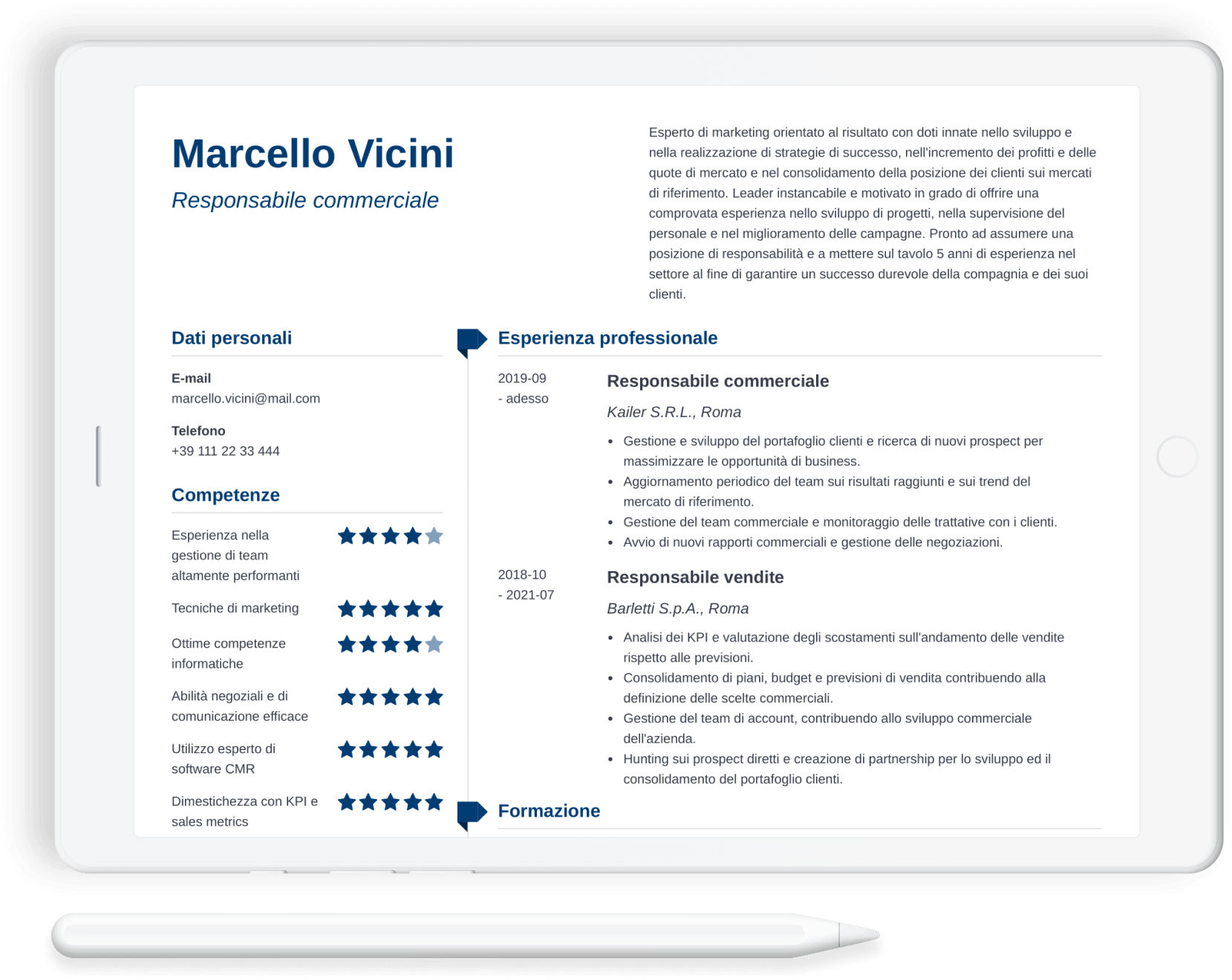 Modelli di CV pronti al download