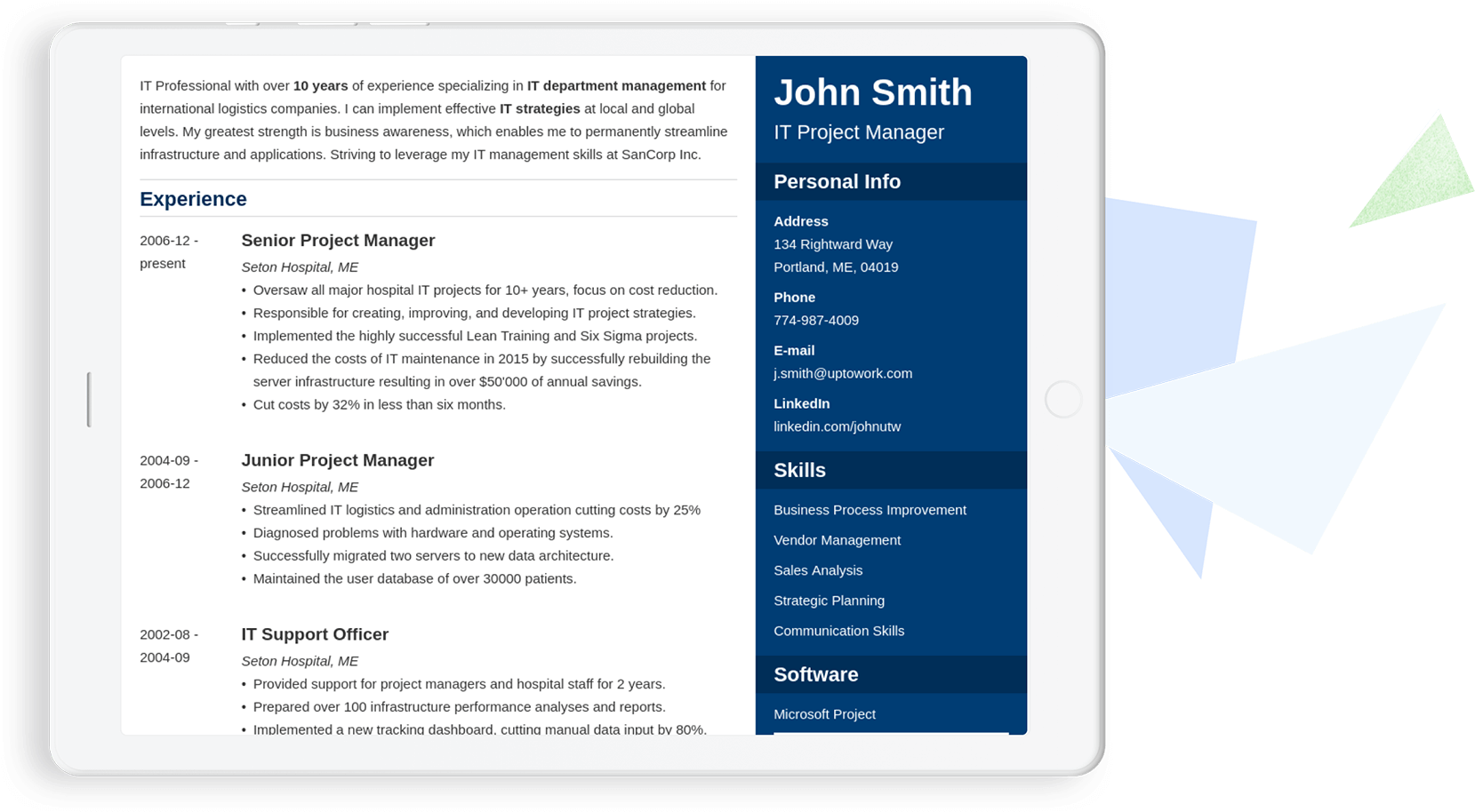 Il cv builder con cui sarai assunto