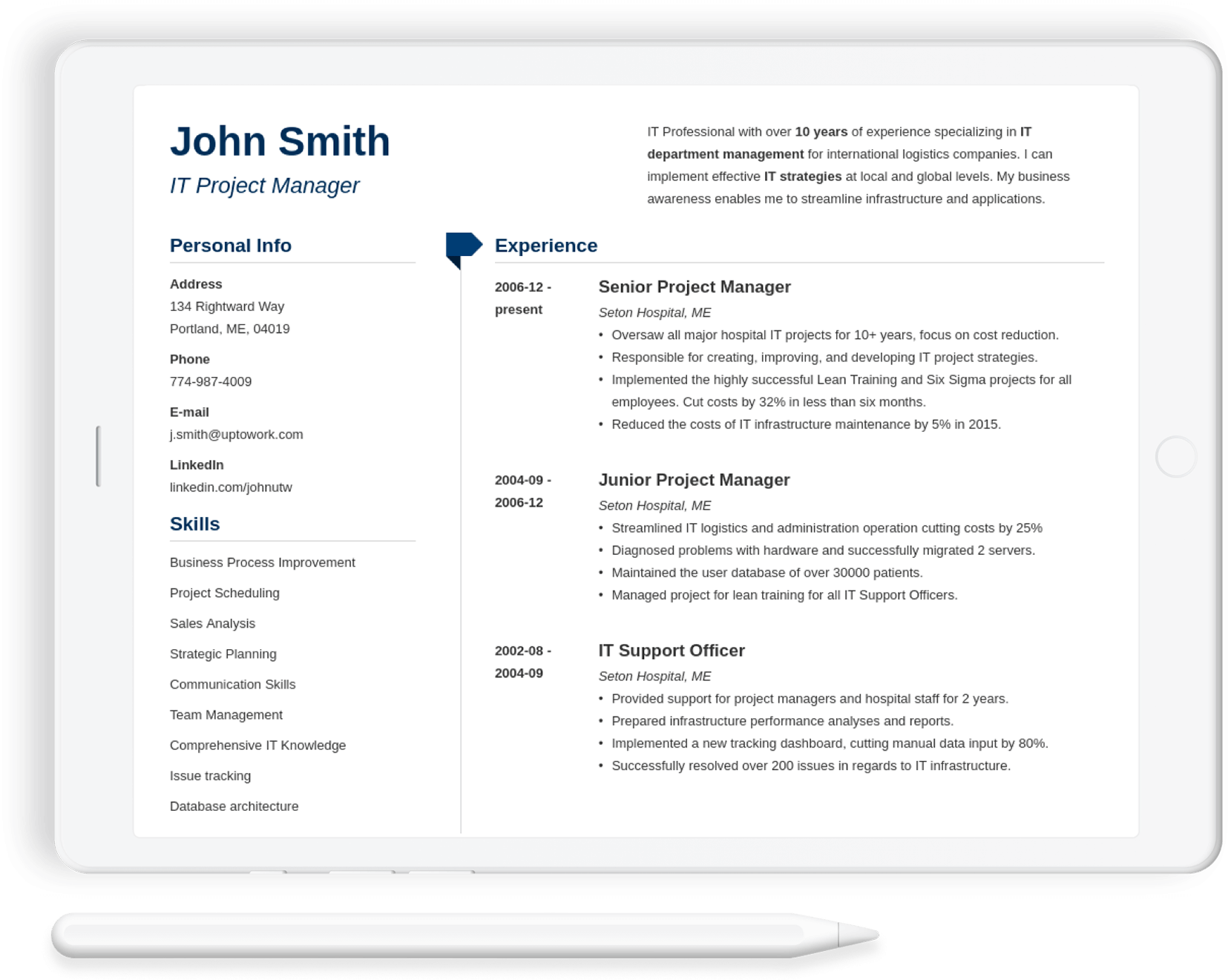 Crea un cv online che ti farà assumere