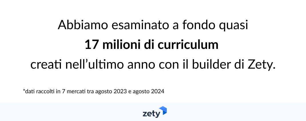 studio di 17 milioni di CV