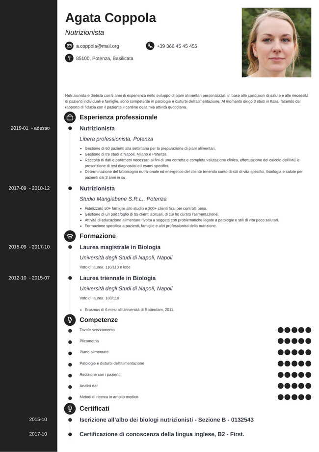 curriculum da compilare Concept