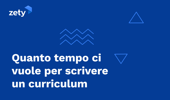 quanto tempo ci vuole per scrivere un curriculum